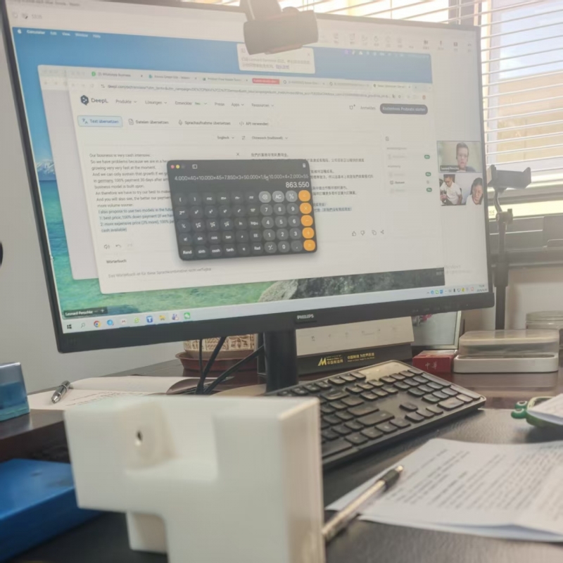 Successful Online Meeting with New German Client for In-depth Cooperation