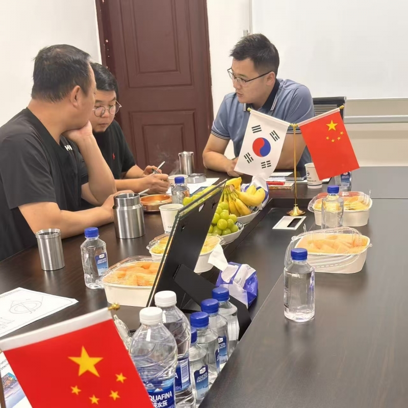 Strategic Cooperation Progress: Korean Clients Complete First On-Site Inspection at Ningbo Weishi Metal Manufacturing Base